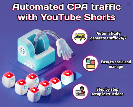⭕️YouTube Content Machine – Unlimited FREE traffic for CPA – Fully Automated Method ⭕️ Download
