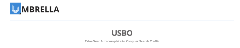 Umbrella – uSBO (Search Box Optimization) Download